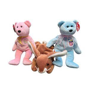 Ty Beanie Babies Easter Bears Lot of 3
